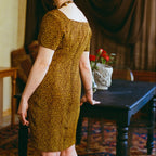 90s gianni versace versatile leopard halter mini