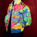 90s versace jeans couture betty boop jacket - 1991