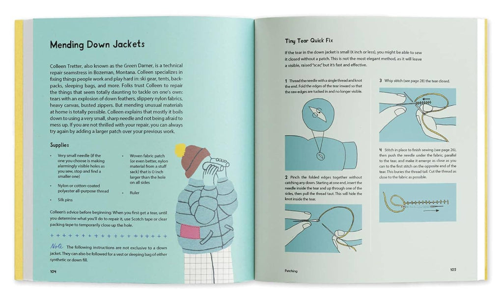 mending life book, page view 7
