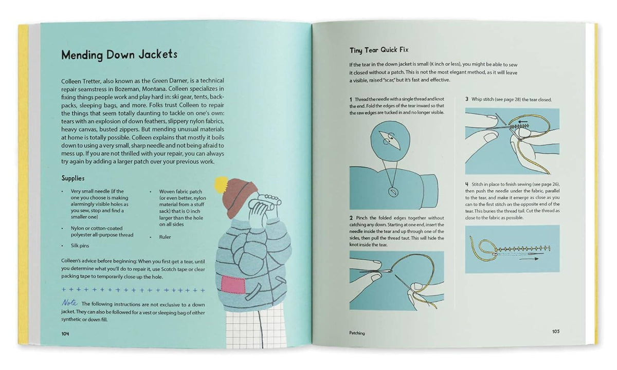 mending life book, page view 7