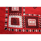 50s MCM guaranteed fast color tuside red bandana (one selvedge edge)