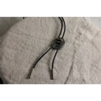 80s signed 100% sterling silver eagle  bolo tie - siskiyou
