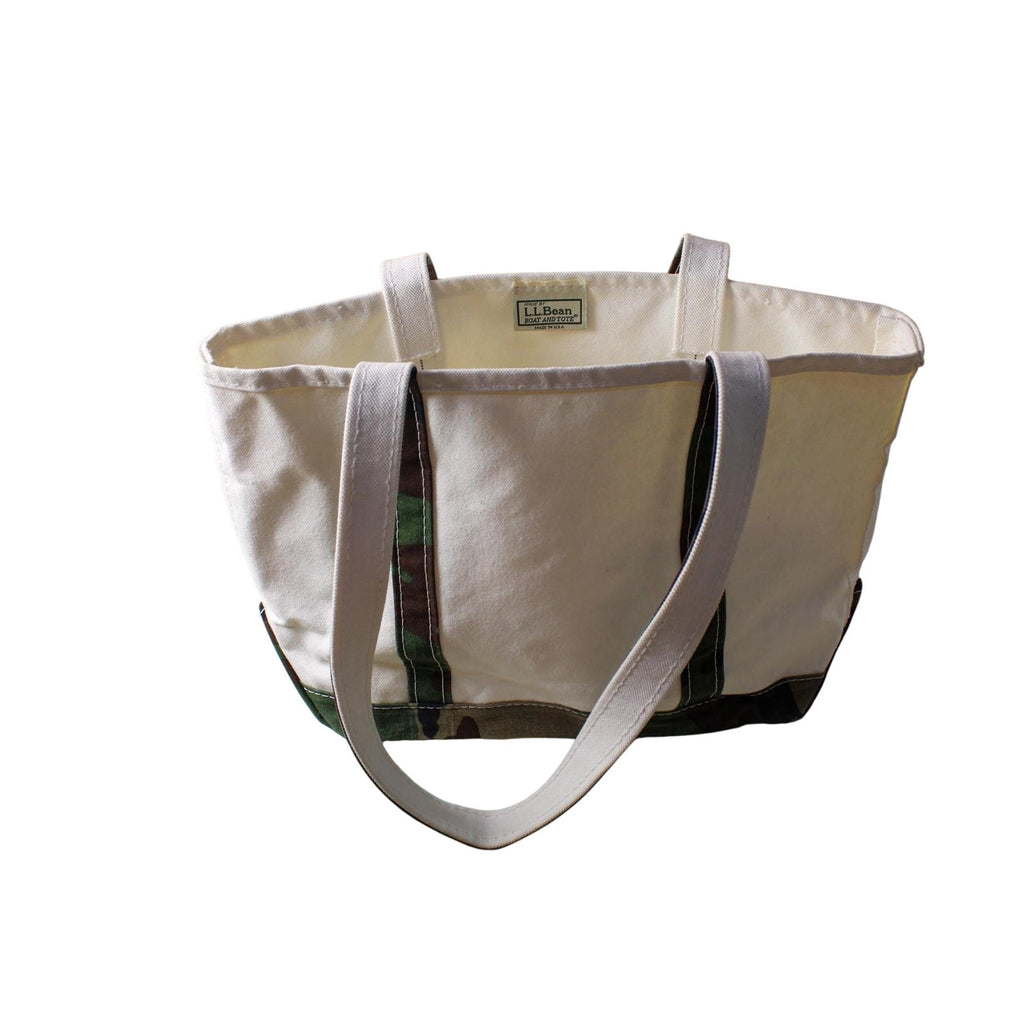 Vintage L.L. Bean Boat & Tote – Camo (Medium, Made in USA)