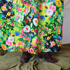 60s floral garden maximalist maxi dress