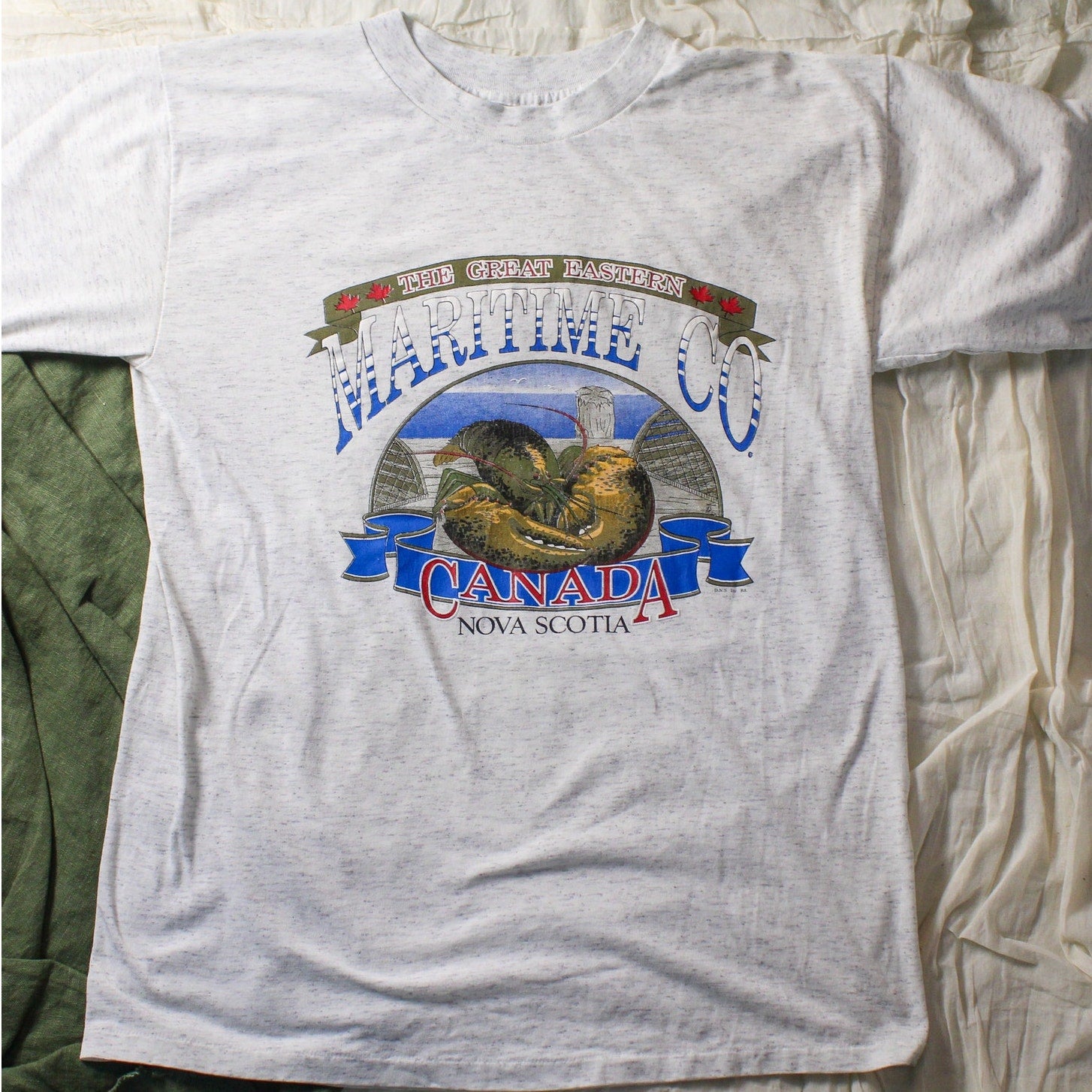 90s the great eastern maritime co canada lobster tee