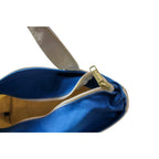 90s/00s l.l.bean boat & tote – cobalt trim zip-top - short handles