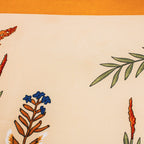 80s gucci quail botanical silk carré scarf