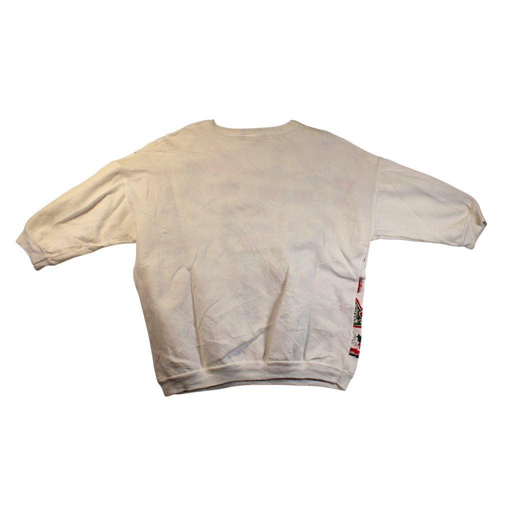 80s Bijo New York Glitter Cat Christmas Sweatshirt