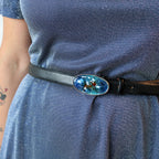 80s Betsy & Adam metallic mini dress