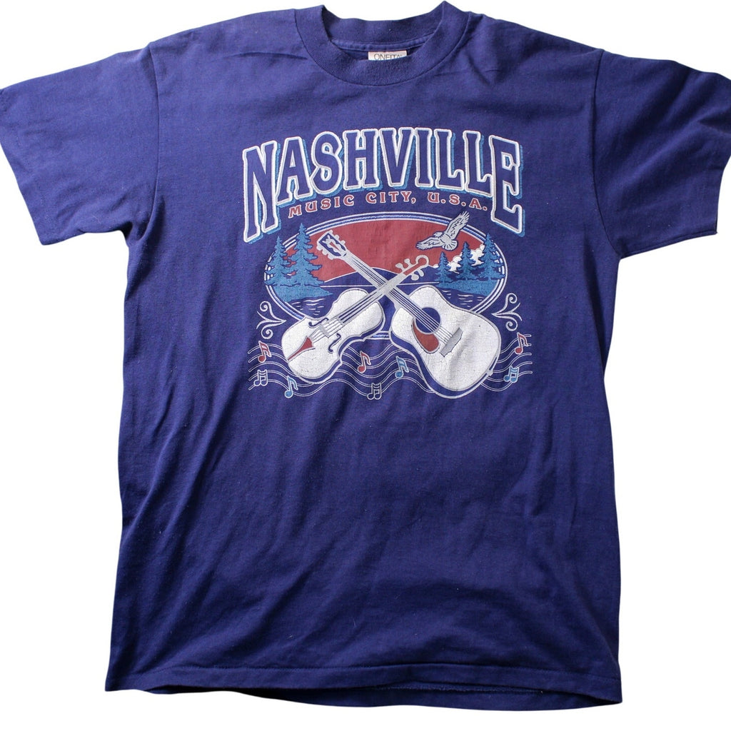 90s oneita nashville music city usa single-stitch tee