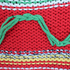 y2k rare roberto cavalli chunky snowflake knit cardigan