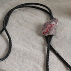 70s stone bolo tie