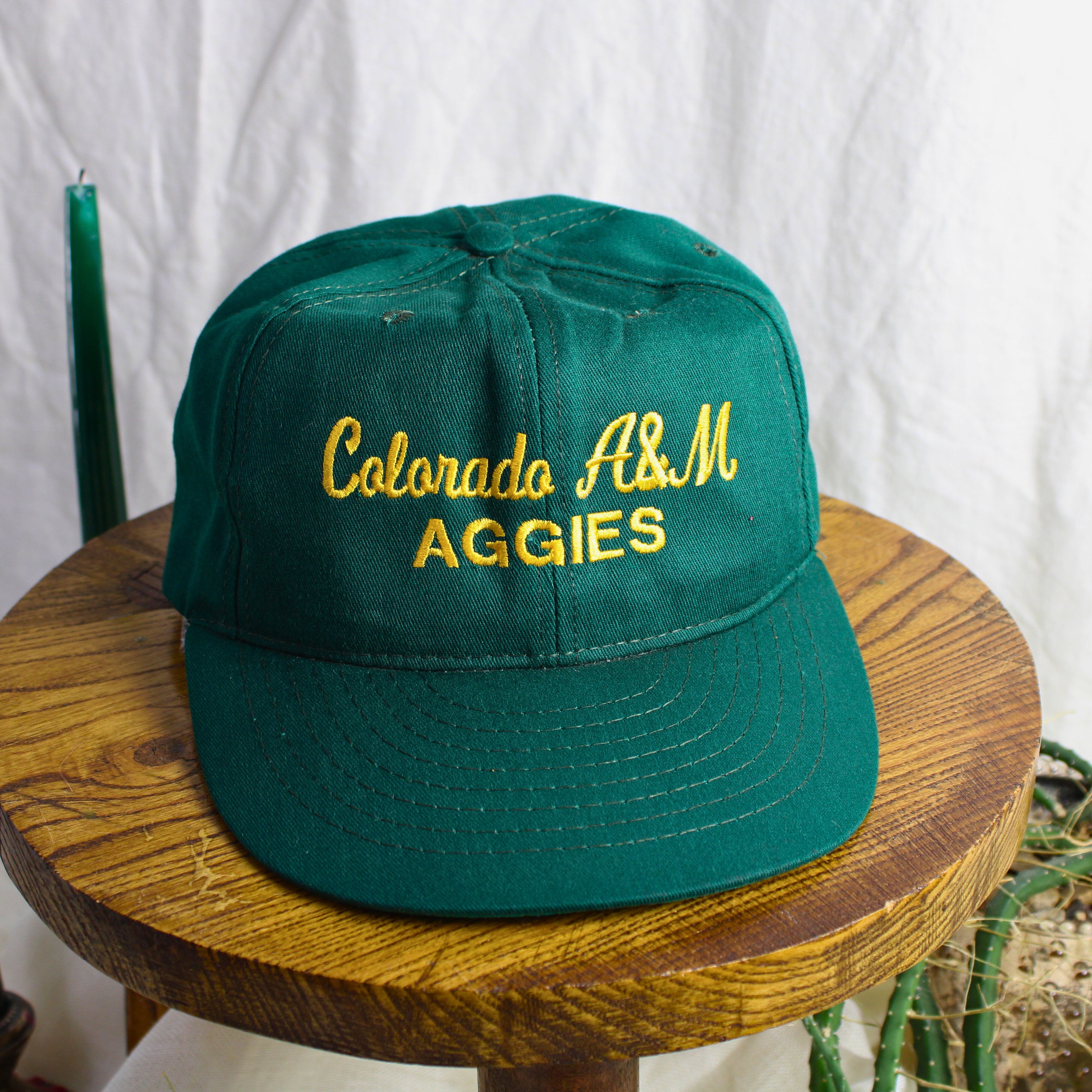 1950s RARE colorado a&m aggies baseball cap - made in usa