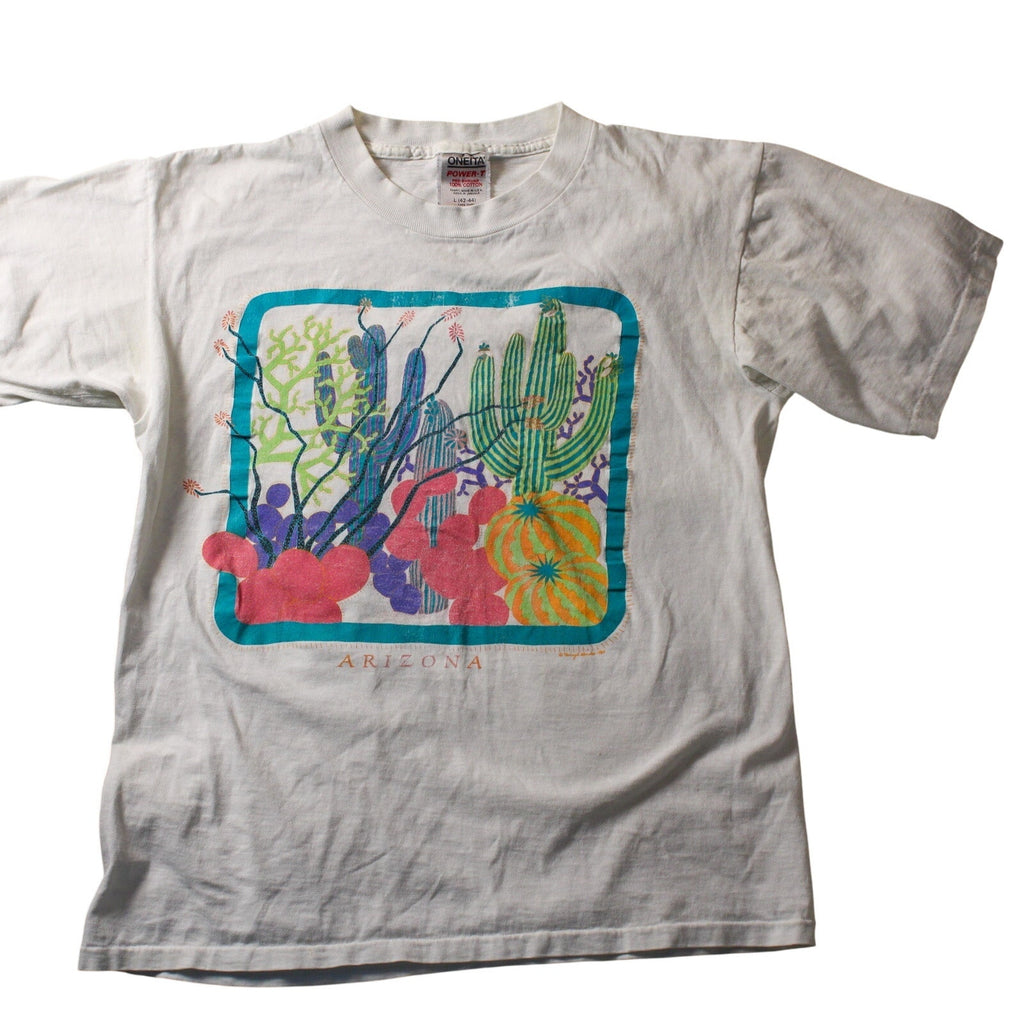 80s arizona desert graphic tee - oneita