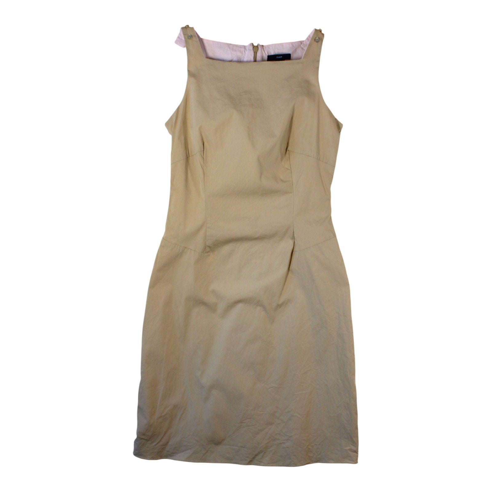 90s minimalist structured sheath dress