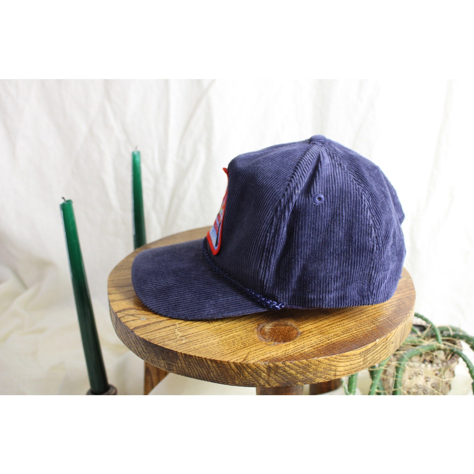 80s galena alaska search & rescue corduroy snapback hat