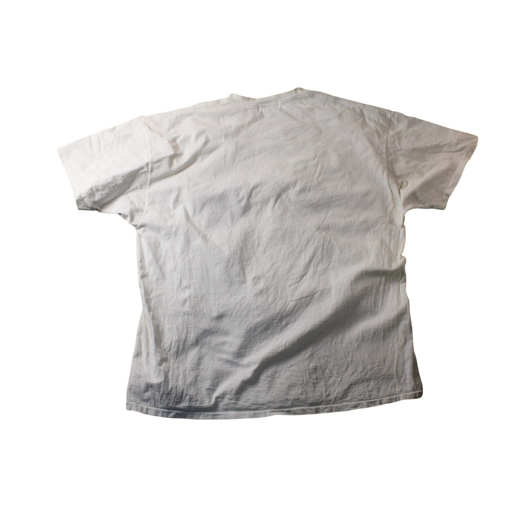 1990s dkny brand vertical logo tee – single stitch xl