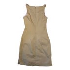 90s minimalist structured sheath dress