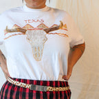 90s resort images texas longhorn single-stitch tee