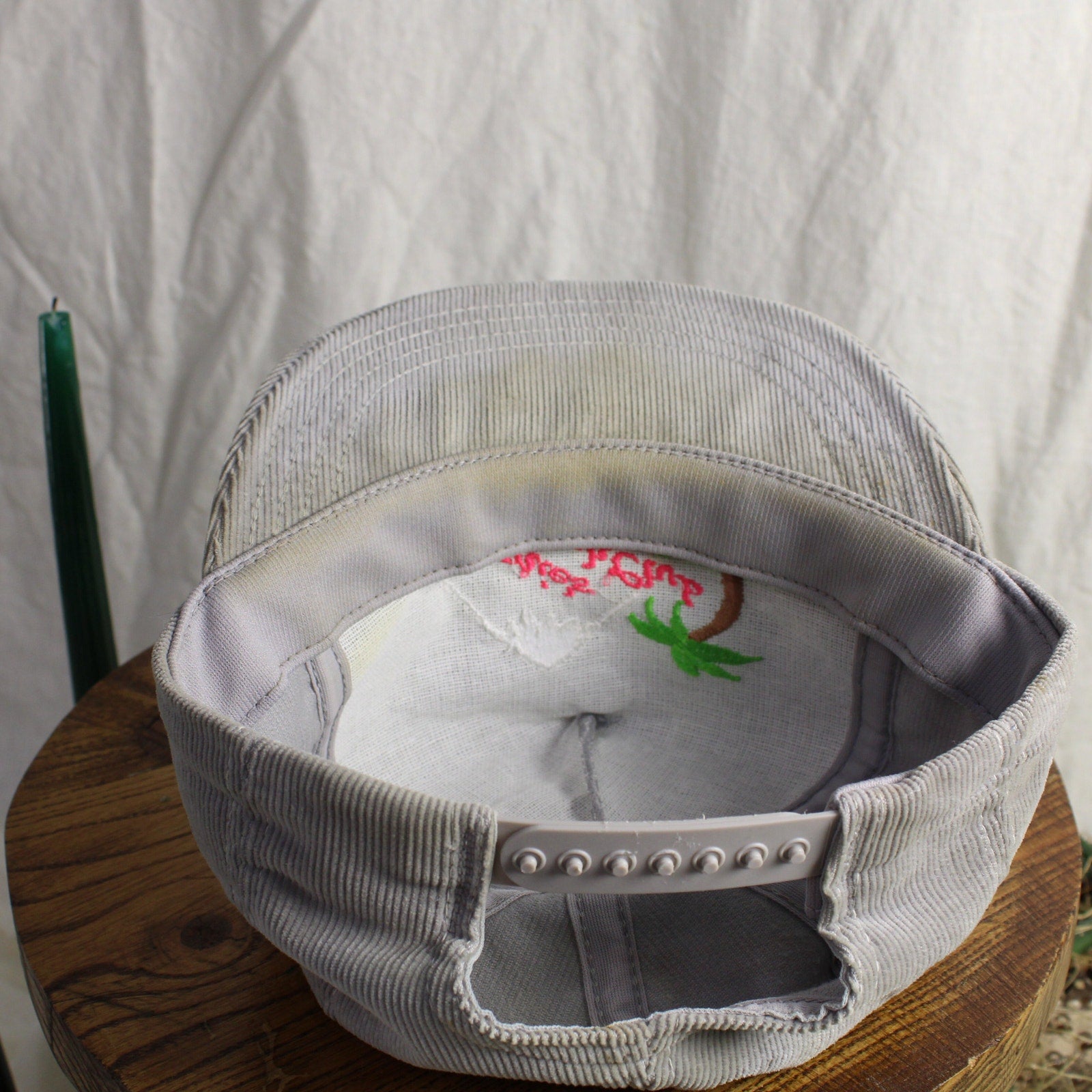 80s - corduroy snapback - bonnie's beach club aspen