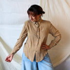 vintage 70s mother of pearl cowboy bolo tie