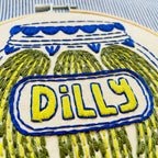 dilly pickles embroidery kit, view 4
