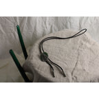 80s signed 100% sterling silver eagle  bolo tie - siskiyou