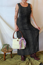 00s white acrylic crochet crossbody, handmade mexico, image 4