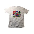 90s hanes beefy-t “tulips” graphic tee by maret – xl made in usa