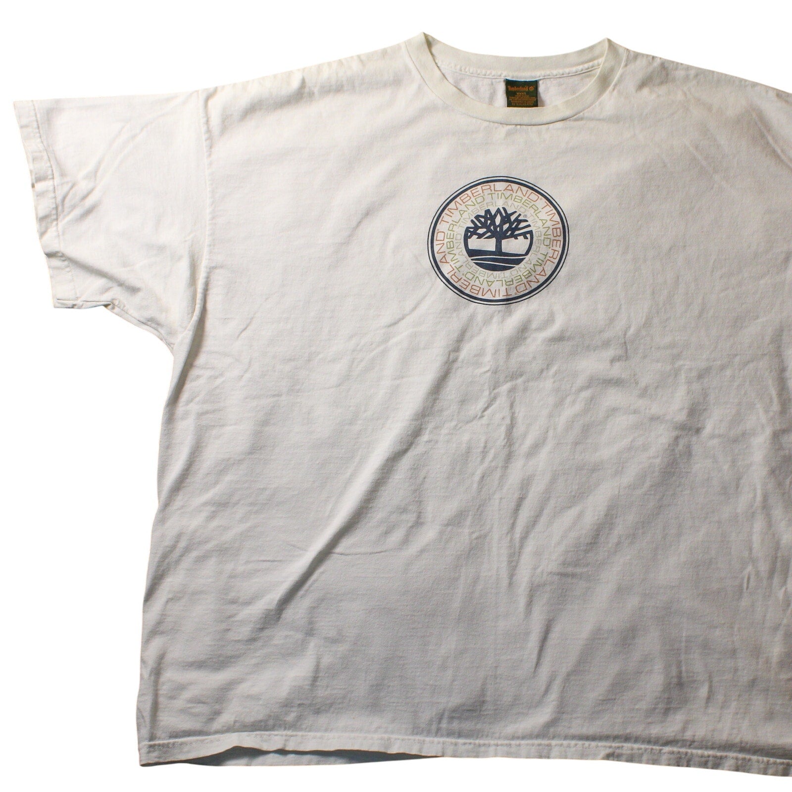 90s timberland logo t-shirt (xxl) made in usa