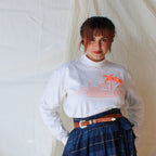 80s l.a. gear neon palm long sleeve – made in usa (l)