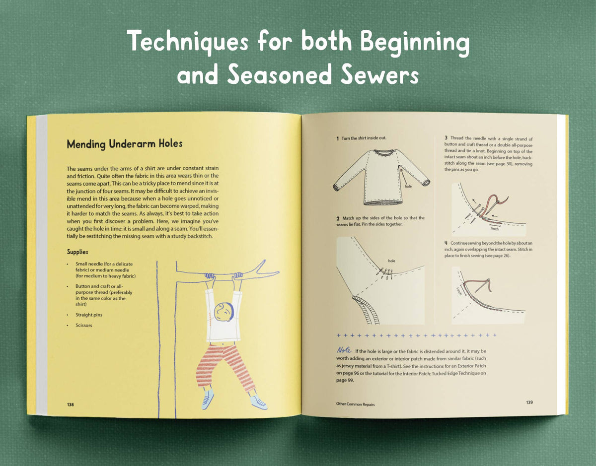 mending life book, page view 4