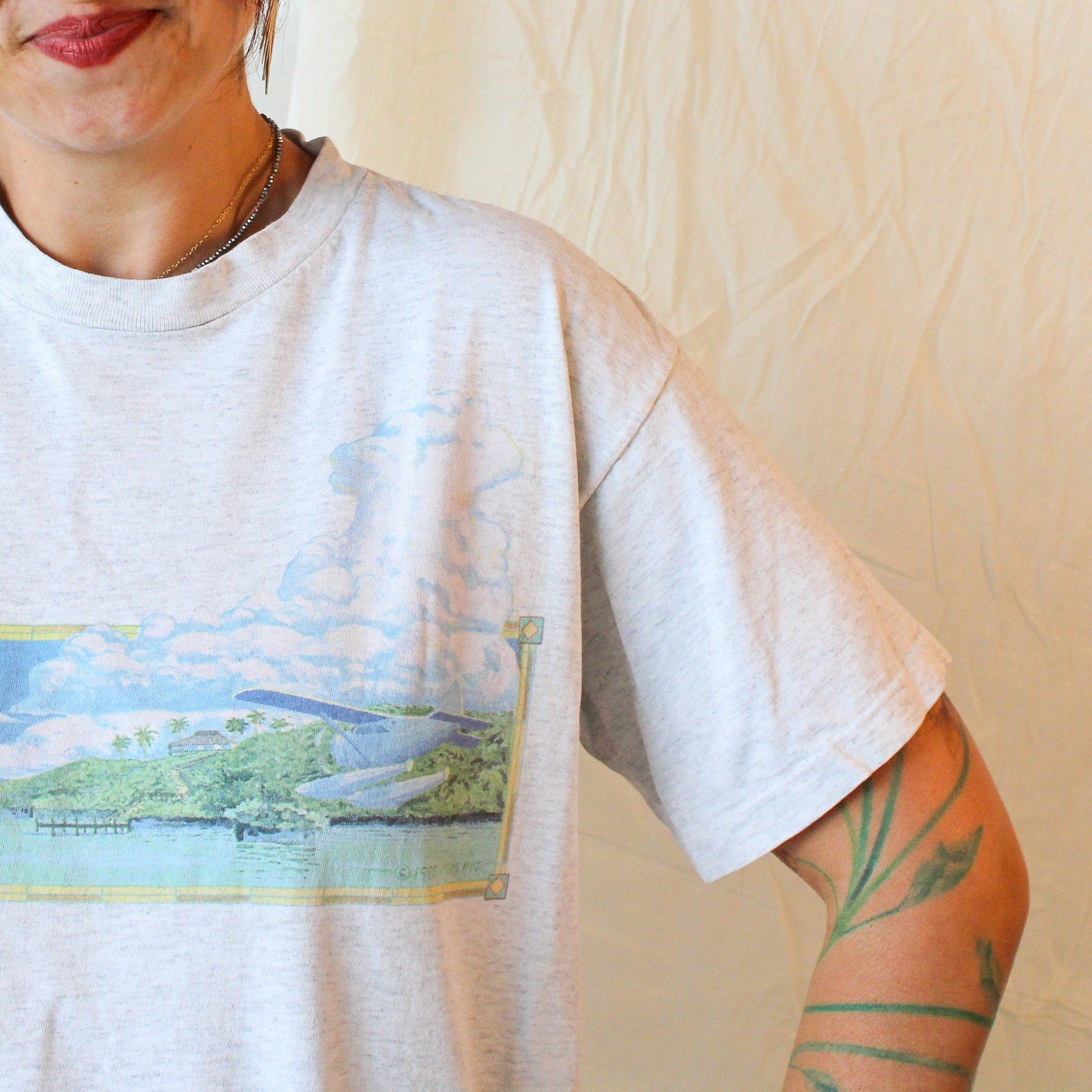 1992 Vintage Jimmy Buffett Margaritaville Seaplane Tee