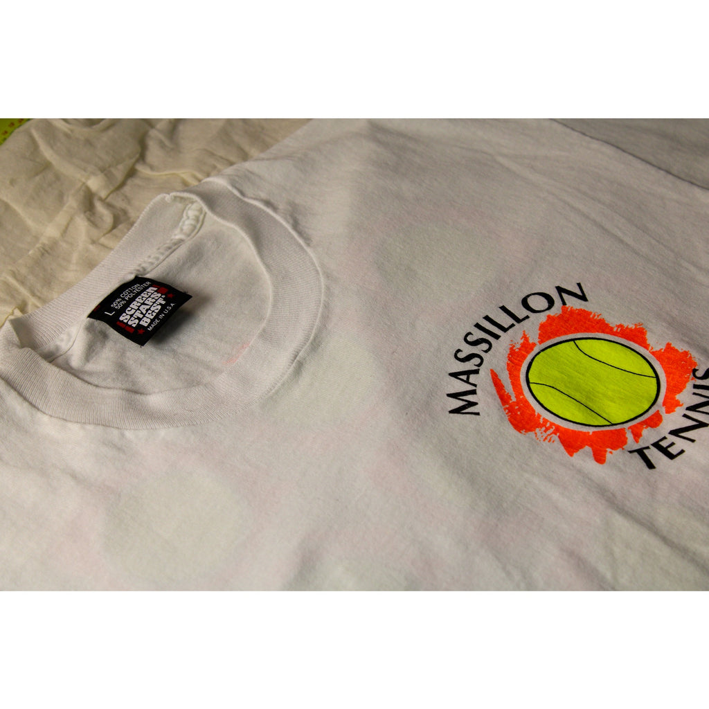 90s neon screen stars best “massillon tennis” single-stitch tee