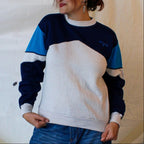 80s spalding sport active company colorblock sweatshirt