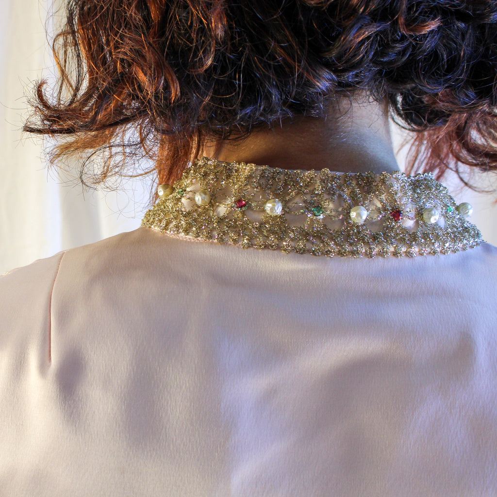 60s pink wrap cocktail mini dress, image 5