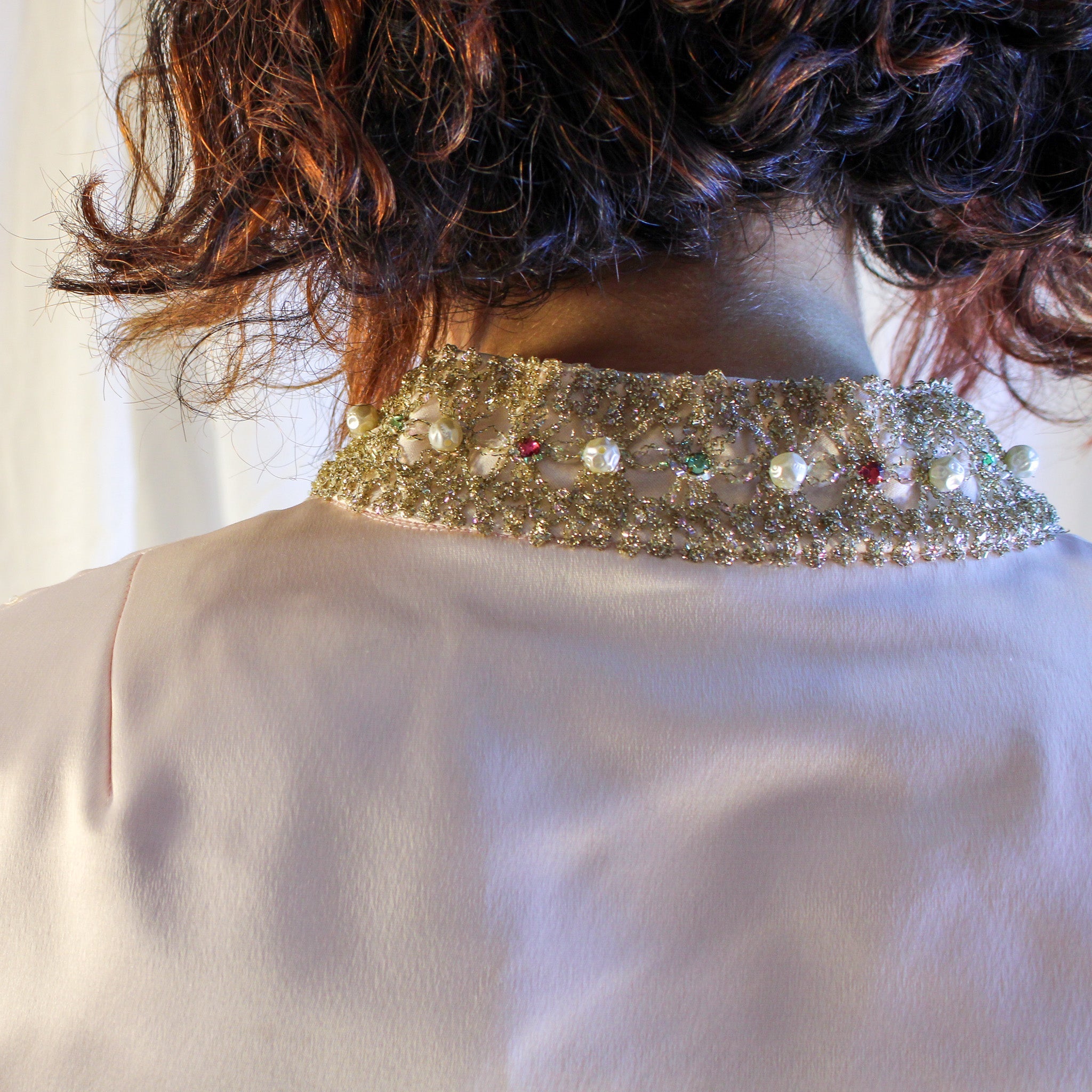 60s pink wrap cocktail mini dress, image 5