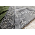 70s Paris Accessories Gray Bandana – RN 13960 Made in USA