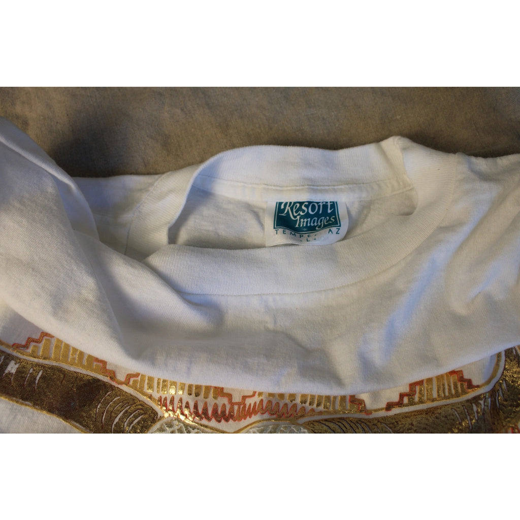 90s resort images texas longhorn single-stitch tee