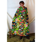 60s floral garden maximalist maxi dress