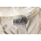 1990s dkny brand vertical logo tee – single stitch xl