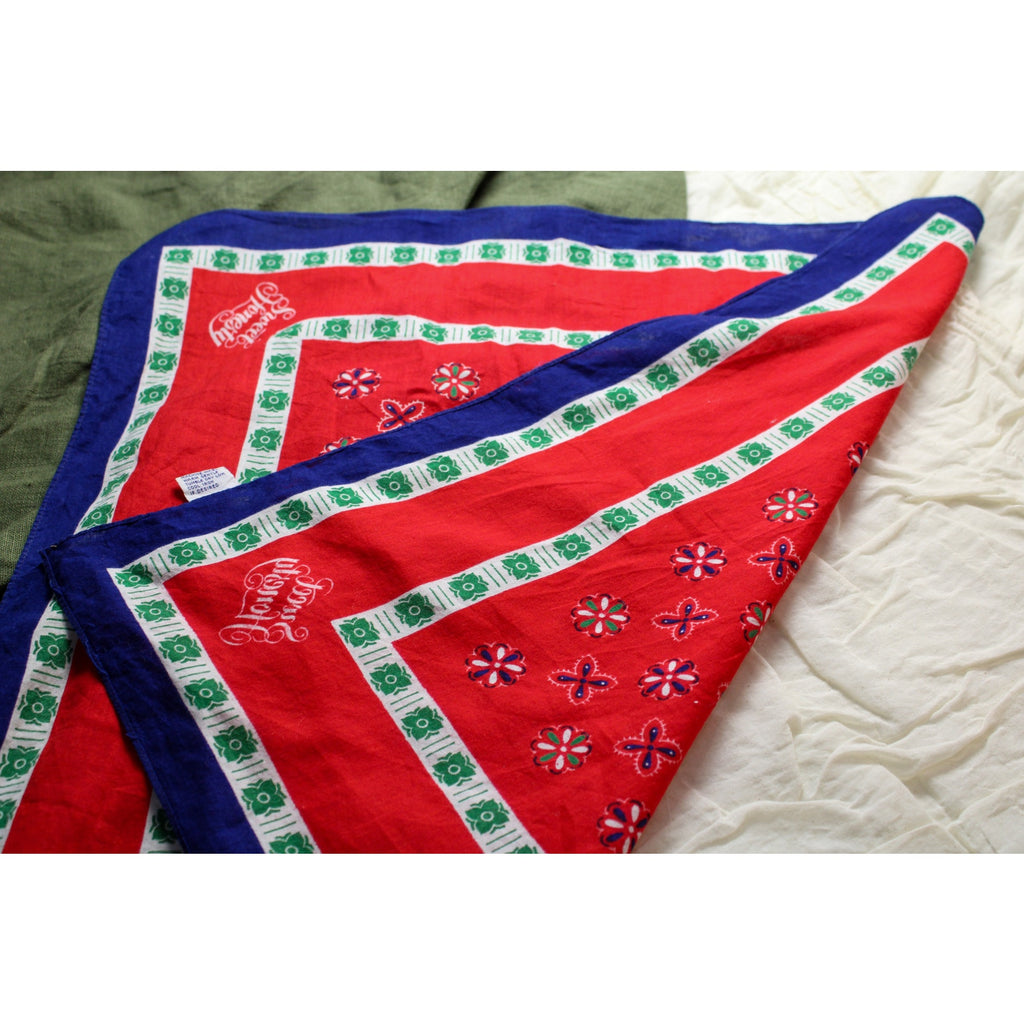 70s Avon “Sweet Honesty” Bandana – Made in Japan, 100% Cotton
