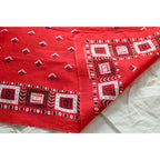 50s MCM guaranteed fast color tuside red bandana (one selvedge edge)