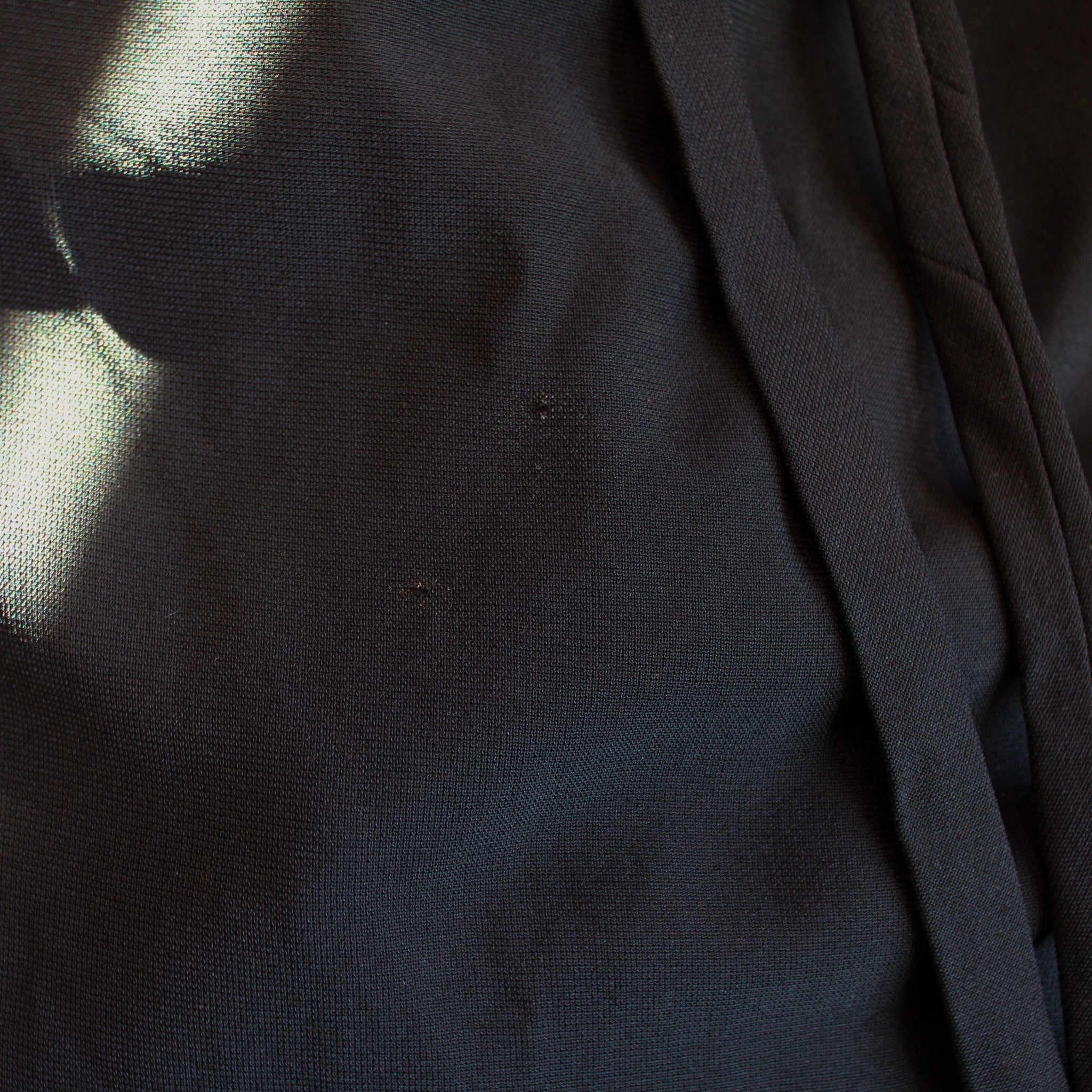 70s ed volin black ruffle maxi dress - image 2