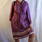 70s striped southwest shirtdress, image 5
