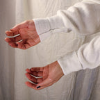 80s izod lacoste white orlon knit cardigan made in usa