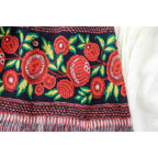 2000s/Y2K Anna Sui Folk Silk Floral Skirt – Printed Gauze