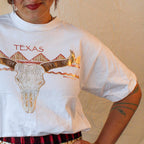 90s resort images texas longhorn single-stitch tee