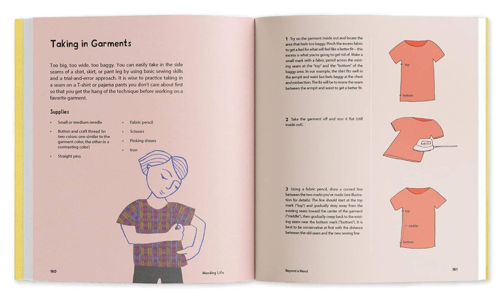 mending life book, page view 5