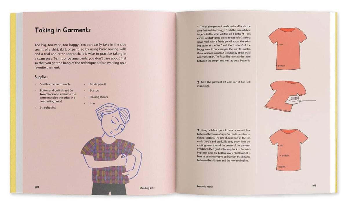 mending life book, page view 5